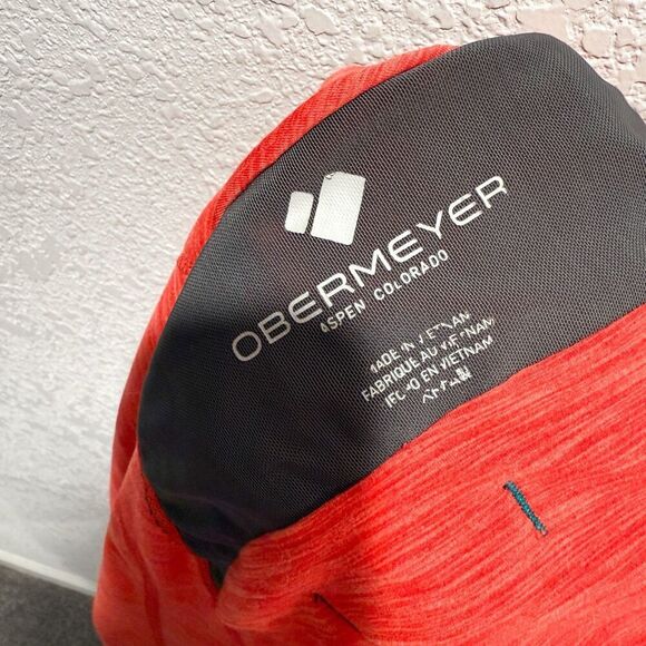 Obermeyer Girls Cora FLC Hoodie Girls Large Long Sleeve Coral Base Layer Ski - Picture 8 of 12